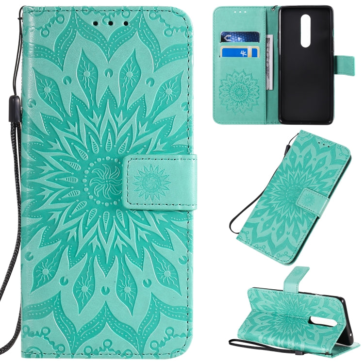 Pressed Printing Sunflower Pattern Horizontal Flip PU Leather Case with Holder & Card Slots & Wallet & Lanyard, Series 2 My Store