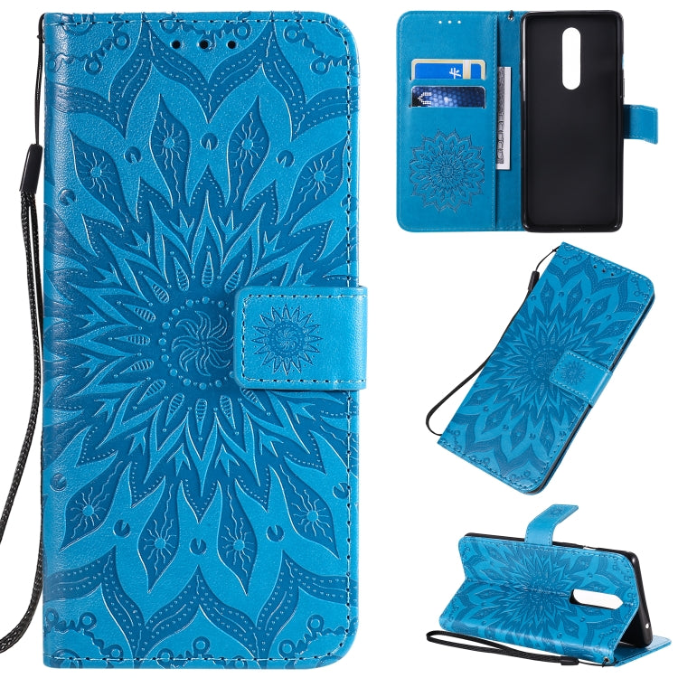 Pressed Printing Sunflower Pattern Horizontal Flip PU Leather Case with Holder & Card Slots & Wallet & Lanyard, Series 2 My Store