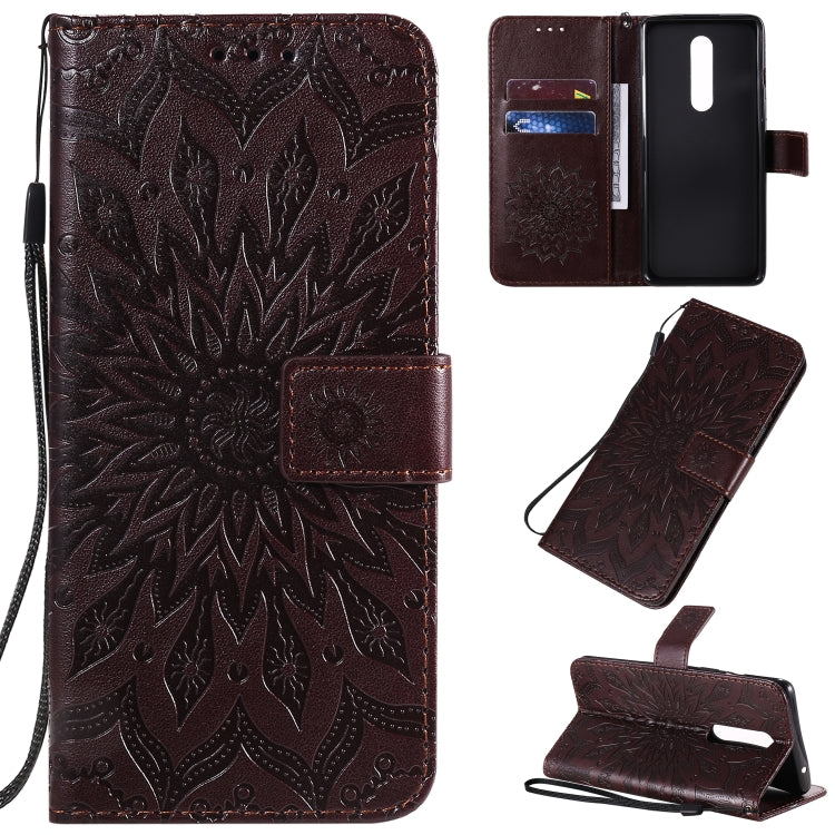 Pressed Printing Sunflower Pattern Horizontal Flip PU Leather Case with Holder & Card Slots & Wallet & Lanyard, Series 2 My Store