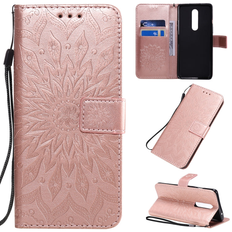 Pressed Printing Sunflower Pattern Horizontal Flip PU Leather Case with Holder & Card Slots & Wallet & Lanyard, Series 2 My Store