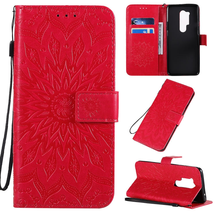 Pressed Printing Sunflower Pattern Horizontal Flip PU Leather Case with Holder & Card Slots & Wallet & Lanyard, Series 3 My Store