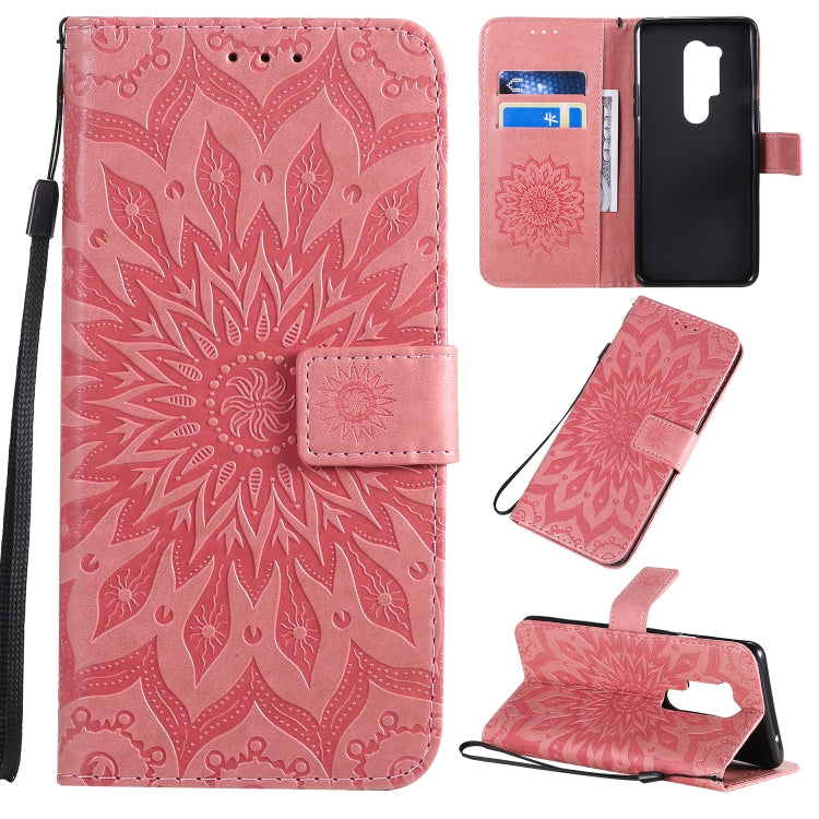 Pressed Printing Sunflower Pattern Horizontal Flip PU Leather Case with Holder & Card Slots & Wallet & Lanyard, Series 3 My Store