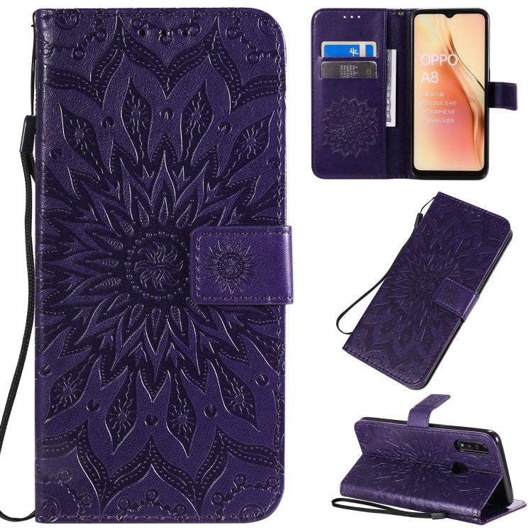 Pressed Printing Sunflower Pattern Horizontal Flip PU Leather Case with Holder & Card Slots & Wallet & Lanyard, Series 1 My Store