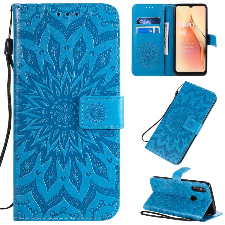 Pressed Printing Sunflower Pattern Horizontal Flip PU Leather Case with Holder & Card Slots & Wallet & Lanyard, Series 1 My Store