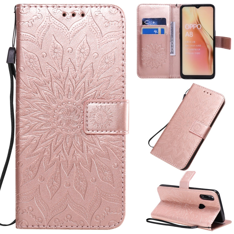 Pressed Printing Sunflower Pattern Horizontal Flip PU Leather Case with Holder & Card Slots & Wallet & Lanyard, Series 1 My Store