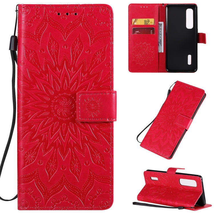 Pressed Printing Sunflower Pattern Horizontal Flip PU Leather Case with Holder & Card Slots & Wallet & Lanyard, Series 2 My Store