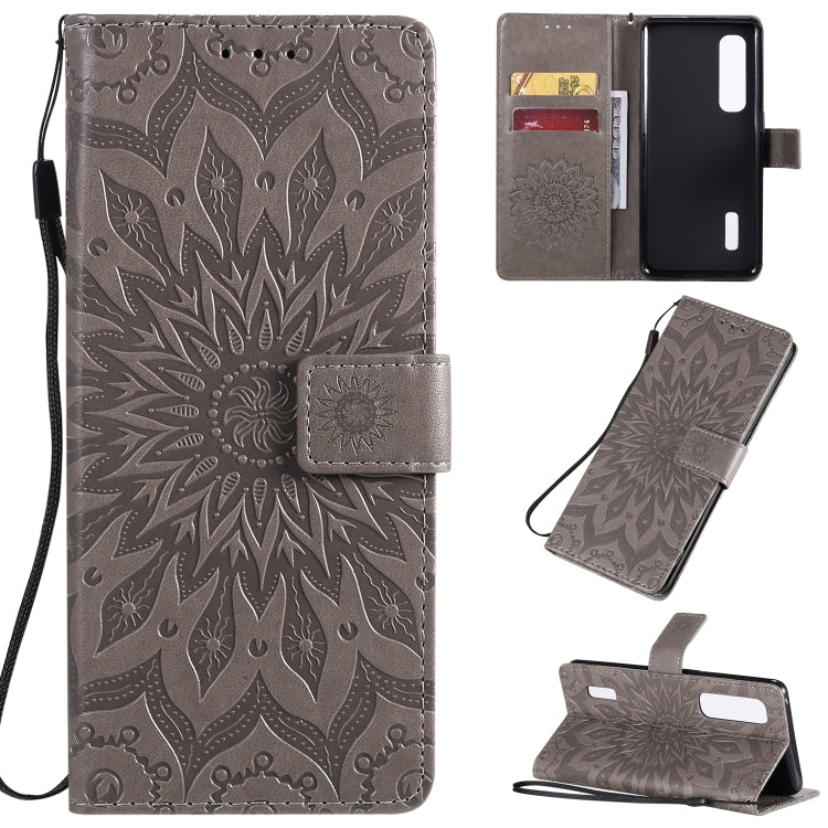 Pressed Printing Sunflower Pattern Horizontal Flip PU Leather Case with Holder & Card Slots & Wallet & Lanyard, Series 2 My Store