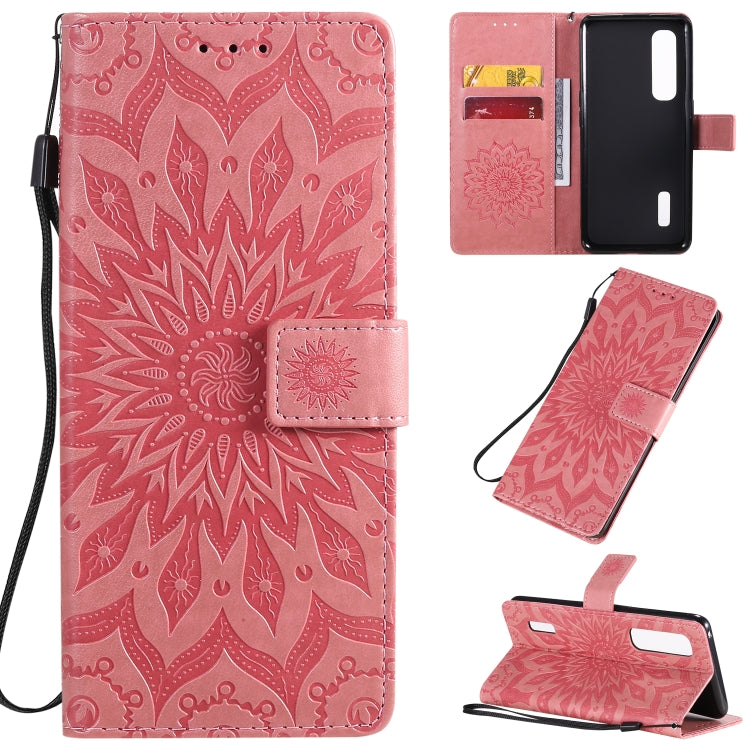 Pressed Printing Sunflower Pattern Horizontal Flip PU Leather Case with Holder & Card Slots & Wallet & Lanyard, Series 2 My Store