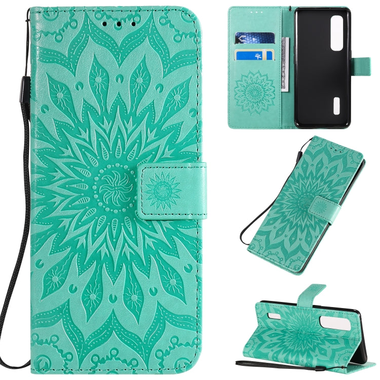 Pressed Printing Sunflower Pattern Horizontal Flip PU Leather Case with Holder & Card Slots & Wallet & Lanyard, Series 2 My Store