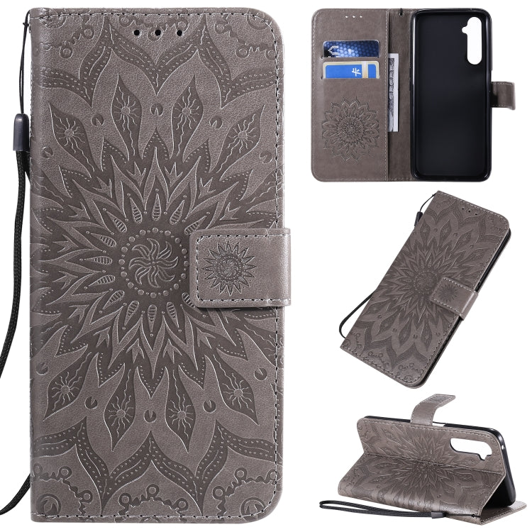 Pressed Printing Sunflower Pattern Horizontal Flip PU Leather Case with Holder & Card Slots & Wallet & Lanyard, Series 1 My Store