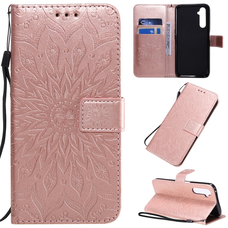 Pressed Printing Sunflower Pattern Horizontal Flip PU Leather Case with Holder & Card Slots & Wallet & Lanyard, Series 1 My Store