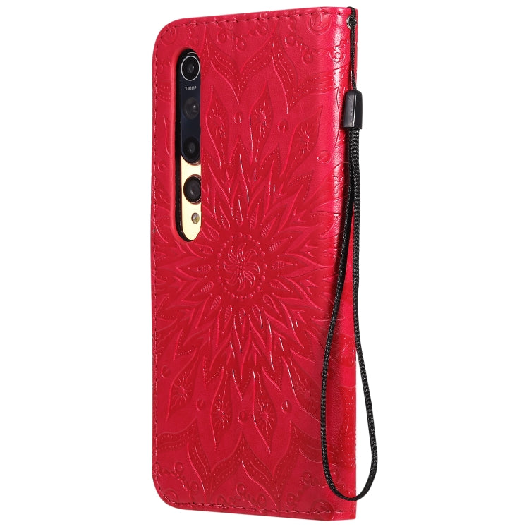 Pressed Printing Sunflower Pattern Horizontal Flip PU Leather Case with Holder & Card Slots & Wallet & Lanyard, Series 3 My Store