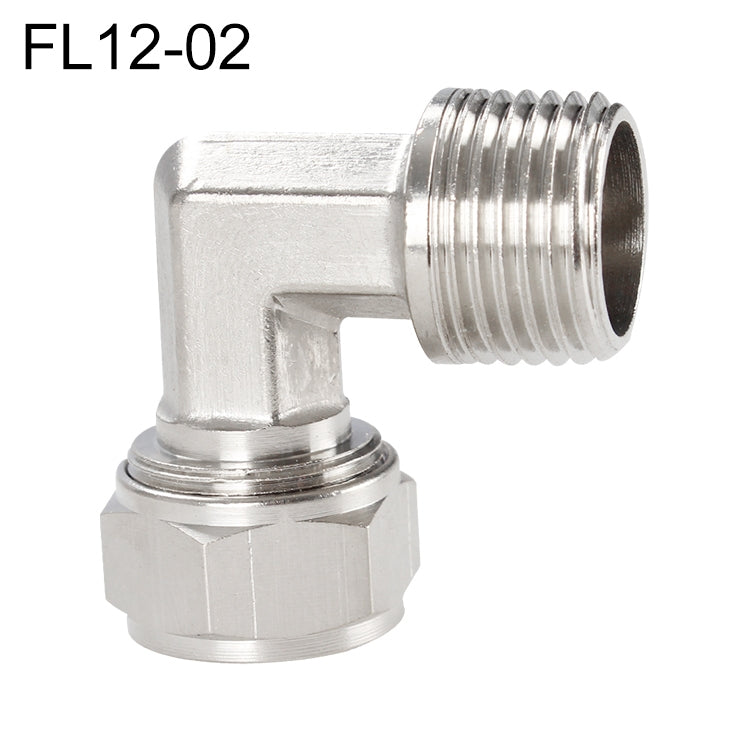 LAIZE Nickel Plated Copper Trachea Quick Fitting Twist Elbow Lock Female Connector My Store