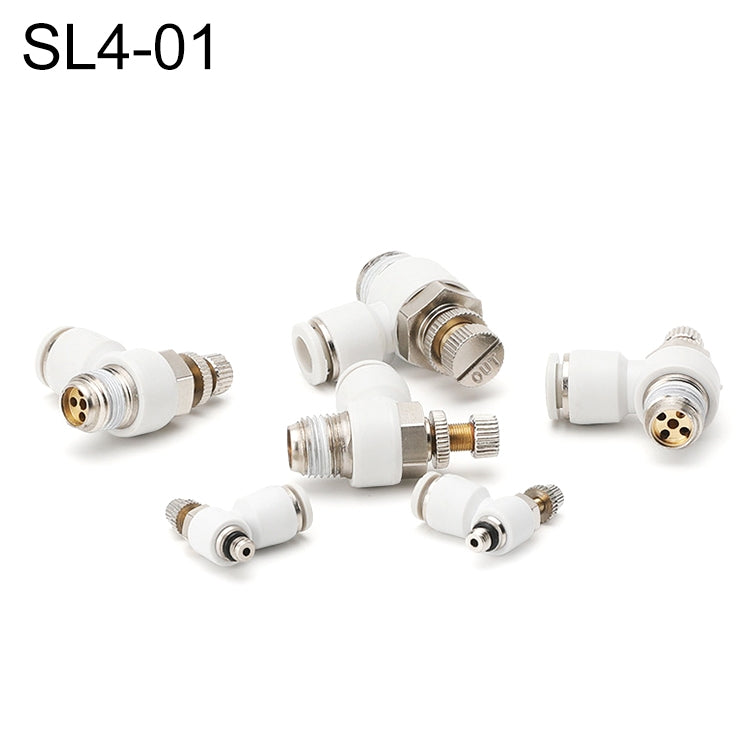 LAIZE SL Throttle Valve Elbow Pneumatic Quick Connector My Store