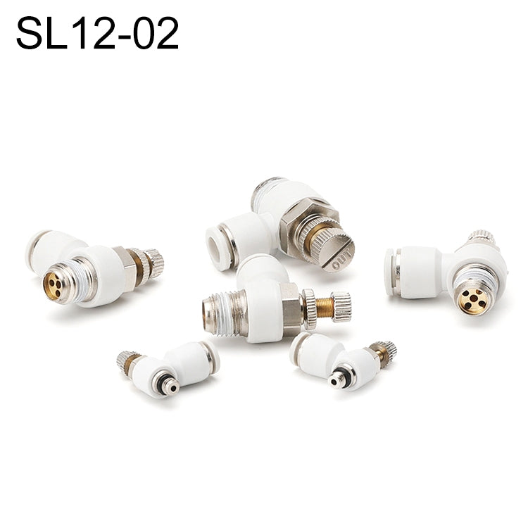 LAIZE SL Throttle Valve Elbow Pneumatic Quick Connector