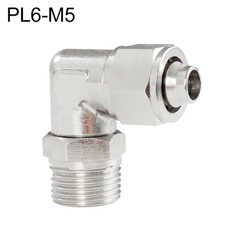 LAIZE Nickel Plated Copper Trachea Quick Fitting Twist Swivel Elbow Lock Female Connector My Store