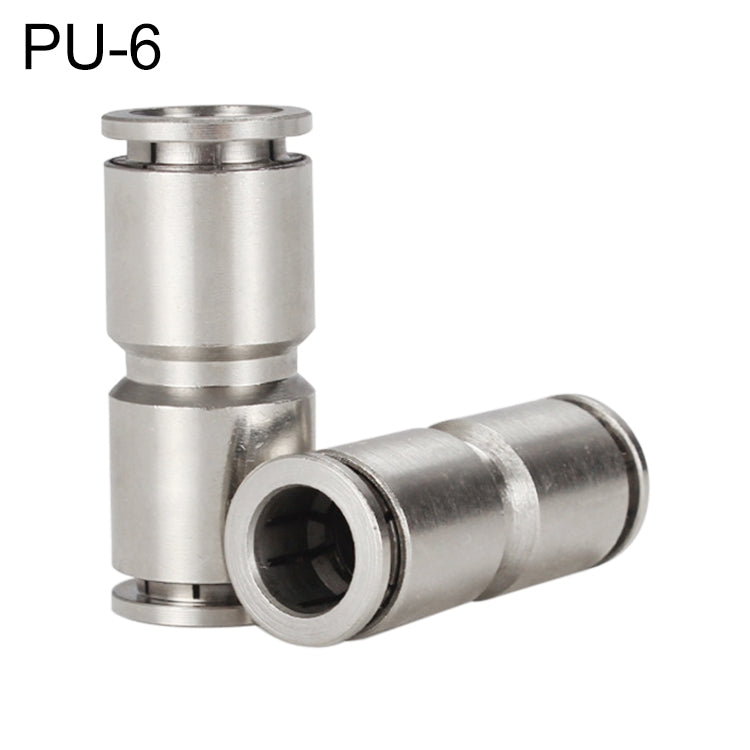 LAIZE Nickel Plated Copper Straight Pneumatic Quick Fitting Connector