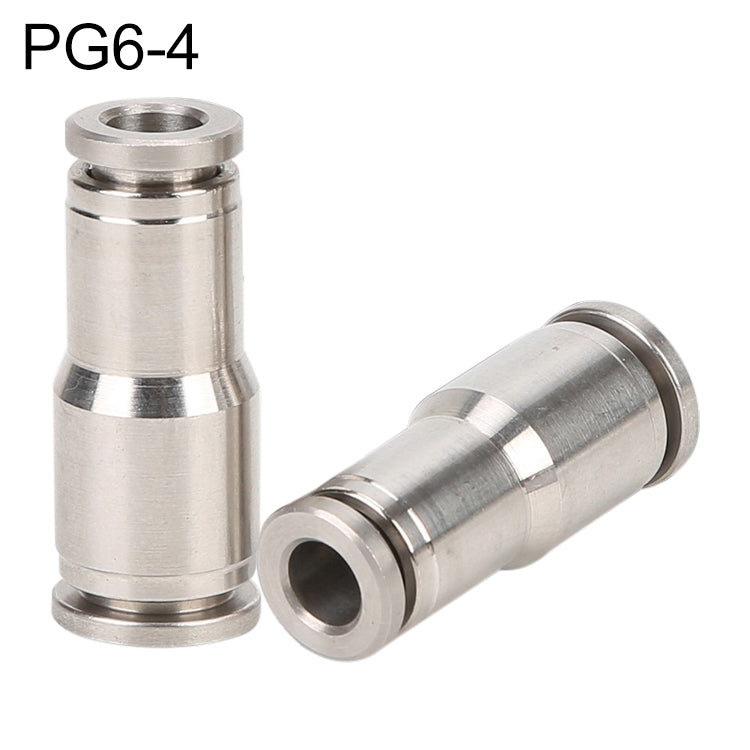 LAIZE Nickel Plated Copper Reducer Straight Pneumatic Quick Fitting Connector