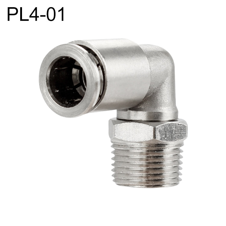 LAIZE Nickel Plated Copper Elbow Male Thread Pneumatic Quick Fitting Connector My Store