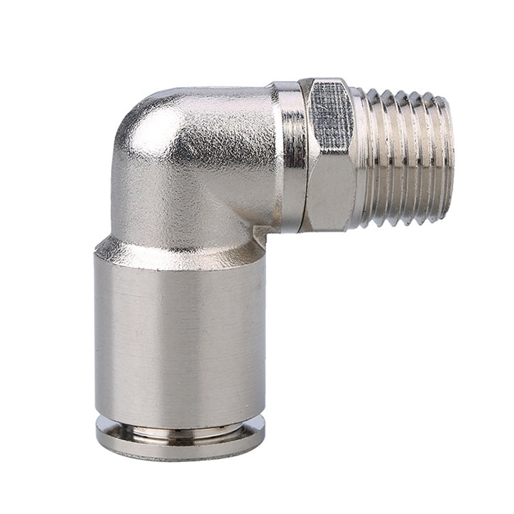 LAIZE Nickel Plated Copper Elbow Male Thread Pneumatic Quick Fitting Connector My Store