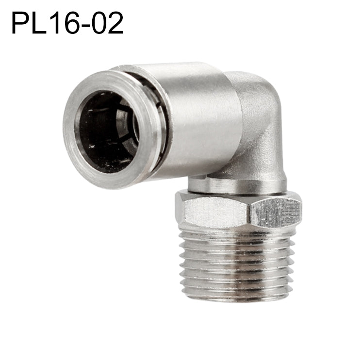 LAIZE Nickel Plated Copper Elbow Male Thread Pneumatic Quick Fitting Connector My Store