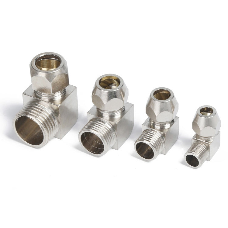 PL4-01 LAIZE Nickel Plated Copper Reducer Elbow Pneumatic Quick Fitting Connector My Store