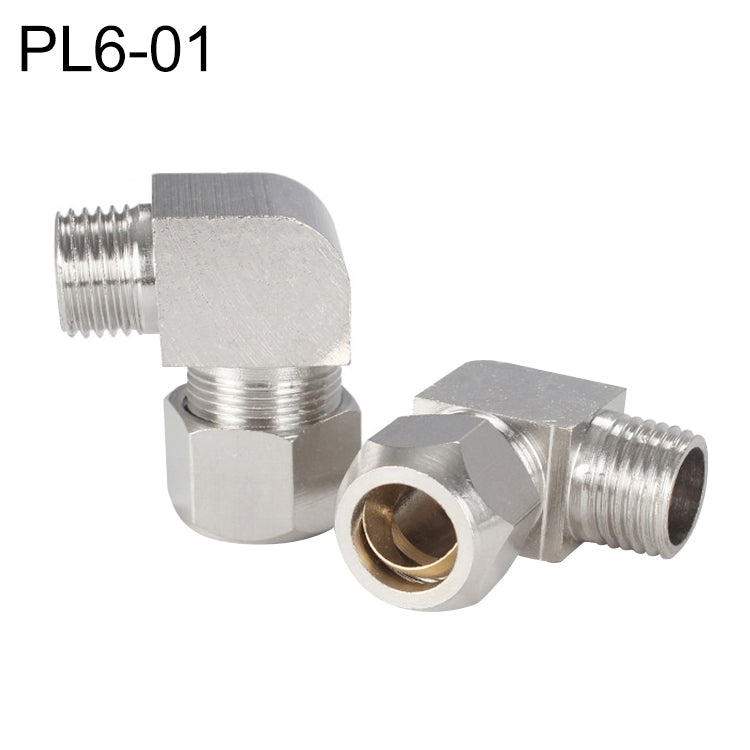 PL4-01 LAIZE Nickel Plated Copper Reducer Elbow Pneumatic Quick Fitting Connector My Store