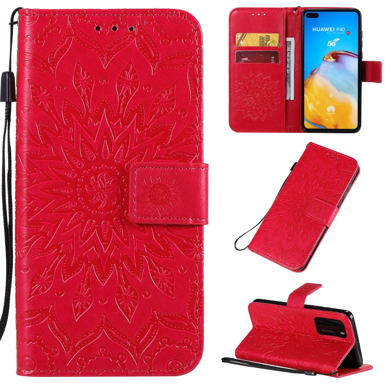 Pressed Printing Sunflower Pattern Horizontal Flip PU Leather Case with Holder & Card Slots & Wallet & Lanyard, Series 1 My Store