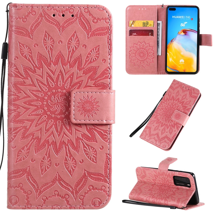 Pressed Printing Sunflower Pattern Horizontal Flip PU Leather Case with Holder & Card Slots & Wallet & Lanyard, Series 1 My Store