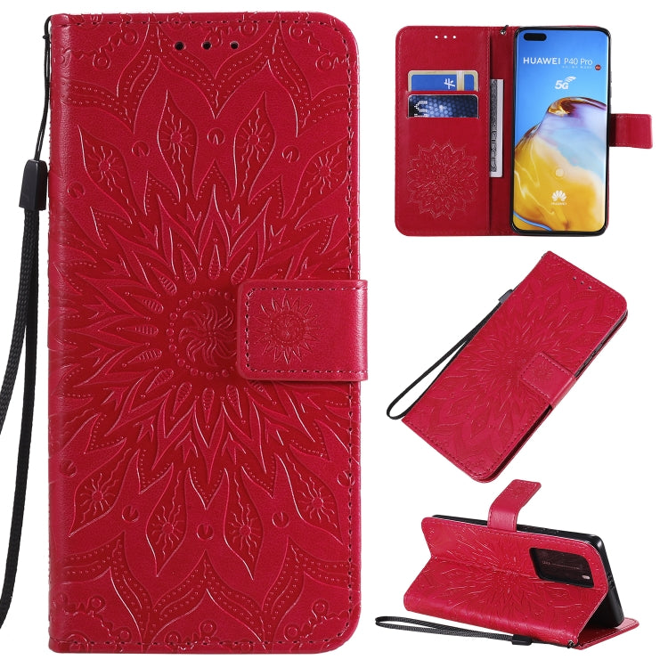 Pressed Printing Sunflower Pattern Horizontal Flip PU Leather Case with Holder & Card Slots & Wallet & Lanyard, Series 2 My Store