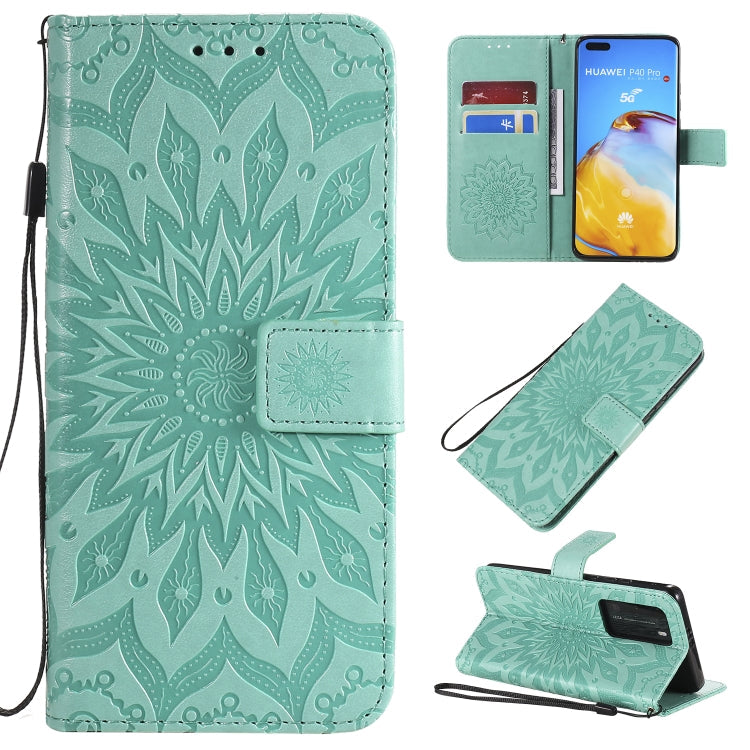 Pressed Printing Sunflower Pattern Horizontal Flip PU Leather Case with Holder & Card Slots & Wallet & Lanyard, Series 2 My Store