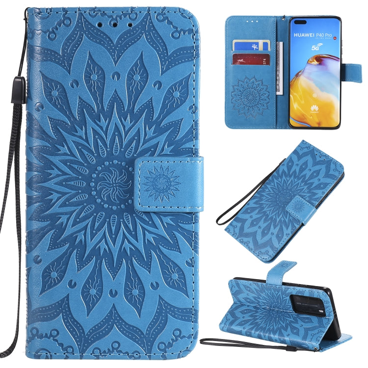 Pressed Printing Sunflower Pattern Horizontal Flip PU Leather Case with Holder & Card Slots & Wallet & Lanyard, Series 2 My Store