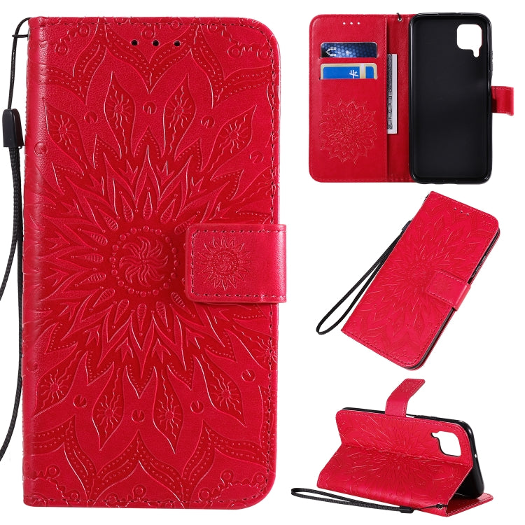 Pressed Printing Sunflower Pattern Horizontal Flip PU Leather Case with Holder & Card Slots & Wallet & Lanyard, Series 1 My Store