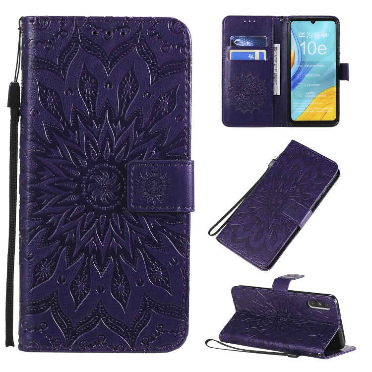 Pressed Printing Sunflower Pattern Horizontal Flip PU Leather Case with Holder & Card Slots & Wallet & Lanyard, Series 4 My Store