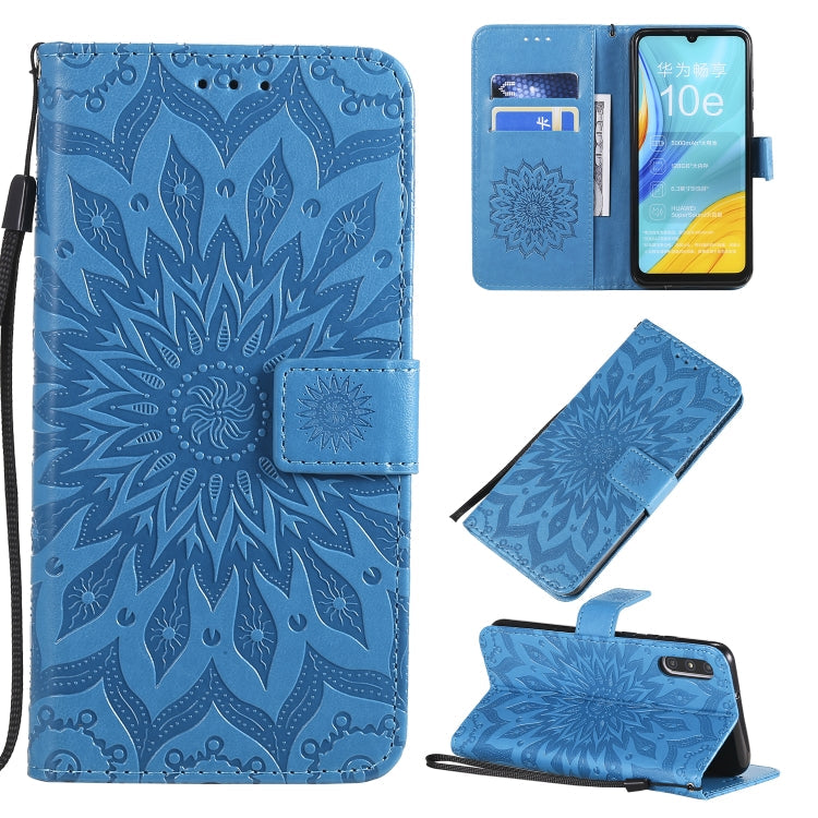 Pressed Printing Sunflower Pattern Horizontal Flip PU Leather Case with Holder & Card Slots & Wallet & Lanyard, Series 4 My Store