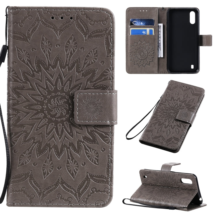 Pressed Printing Sunflower Pattern Horizontal Flip PU Leather Case with Holder & Card Slots & Wallet & Lanyard, Series 1 My Store