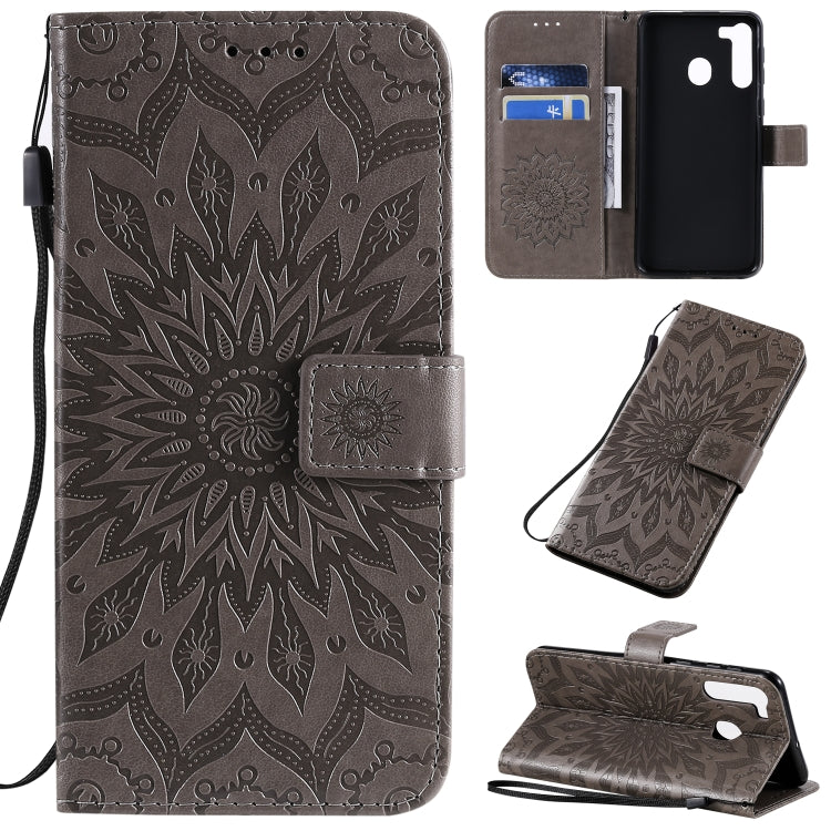 Pressed Printing Sunflower Pattern Horizontal Flip PU Leather Case with Holder & Card Slots & Wallet & Lanyard, Series 3 My Store