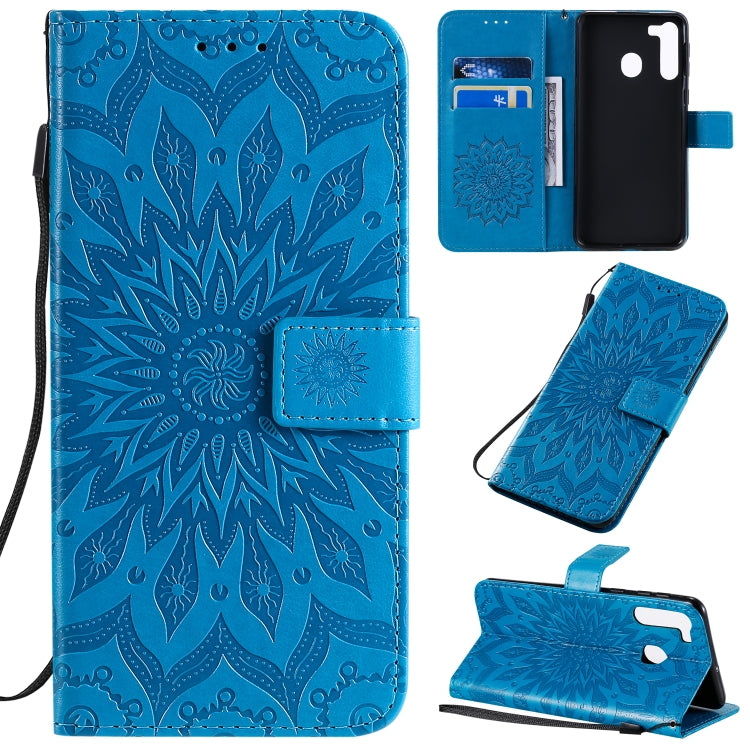 Pressed Printing Sunflower Pattern Horizontal Flip PU Leather Case with Holder & Card Slots & Wallet & Lanyard, Series 3 My Store