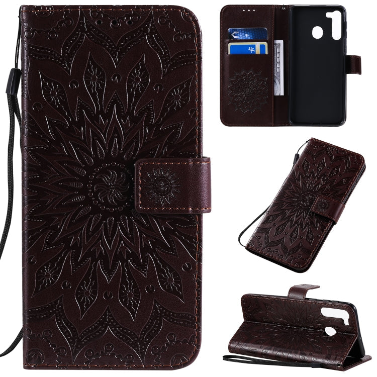 Pressed Printing Sunflower Pattern Horizontal Flip PU Leather Case with Holder & Card Slots & Wallet & Lanyard, Series 3 My Store