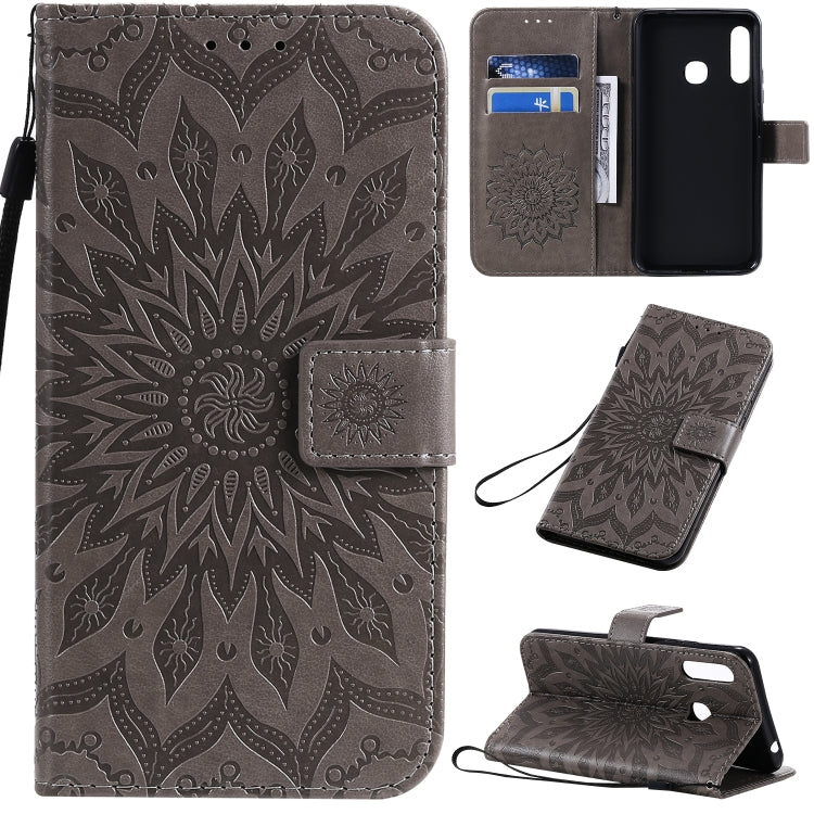 Pressed Printing Sunflower Pattern Horizontal Flip PU Leather Case with Holder & Card Slots & Wallet & Lanyard, Series 2 My Store