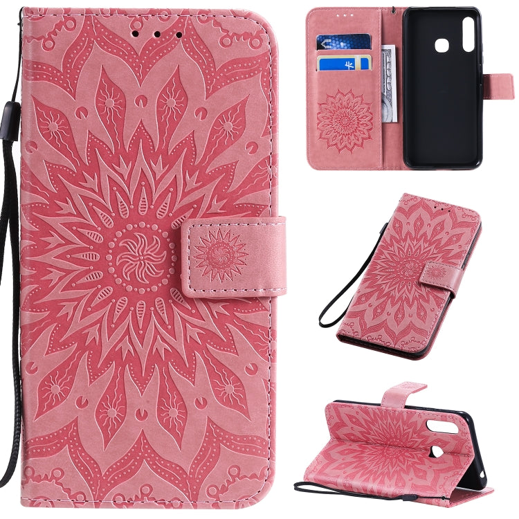 Pressed Printing Sunflower Pattern Horizontal Flip PU Leather Case with Holder & Card Slots & Wallet & Lanyard, Series 2 My Store