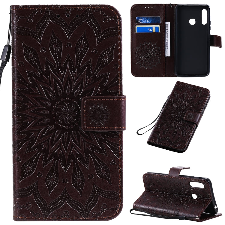 Pressed Printing Sunflower Pattern Horizontal Flip PU Leather Case with Holder & Card Slots & Wallet & Lanyard, Series 2 My Store