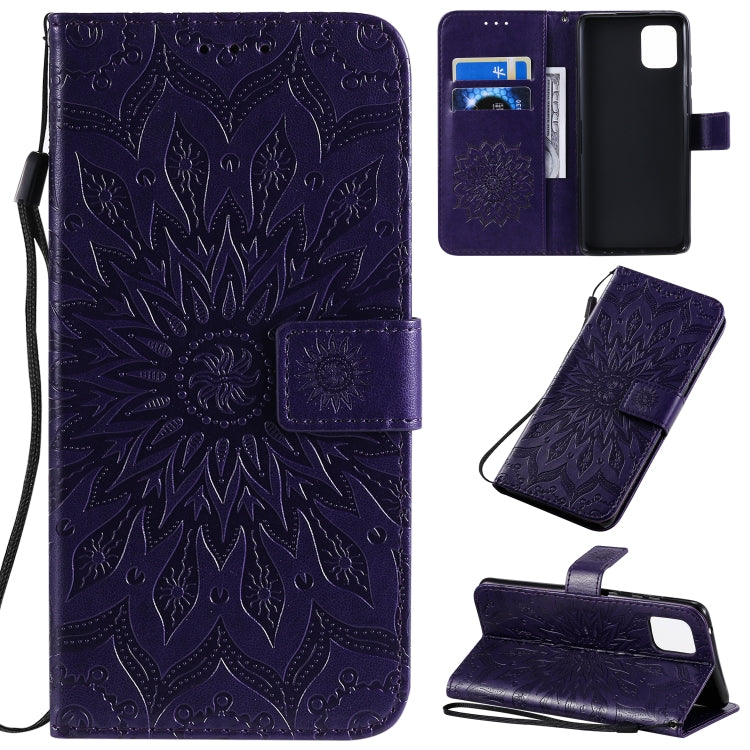 Pressed Printing Sunflower Pattern Horizontal Flip PU Leather Case with Holder & Card Slots & Wallet & Lanyard, Series 2 My Store