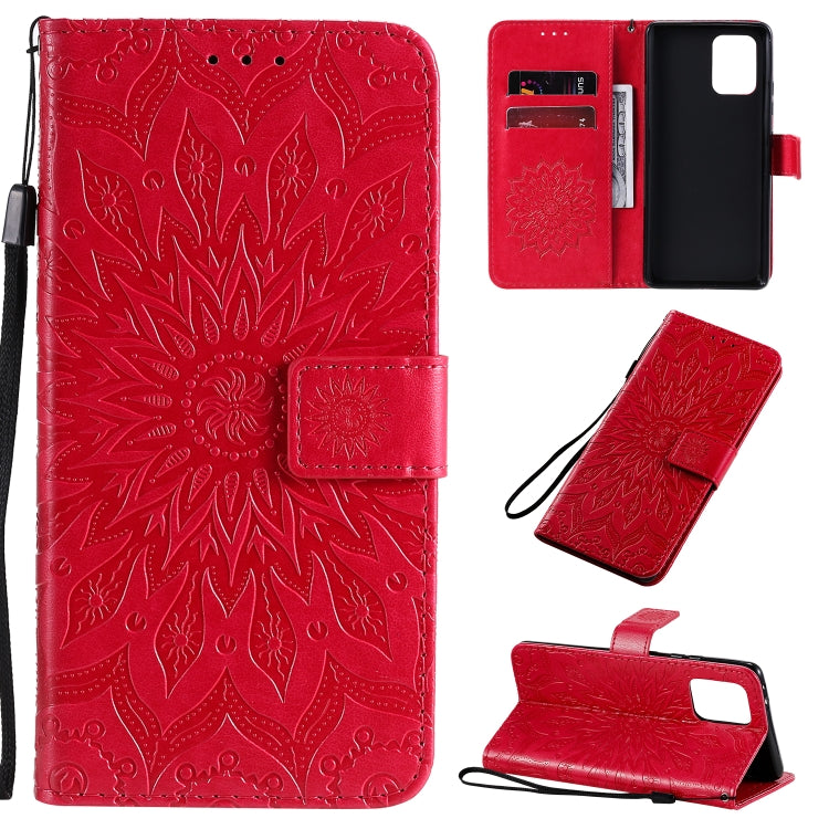 Pressed Printing Sunflower Pattern Horizontal Flip PU Leather Case with Holder & Card Slots & Wallet & Lanyard, Series 4 My Store