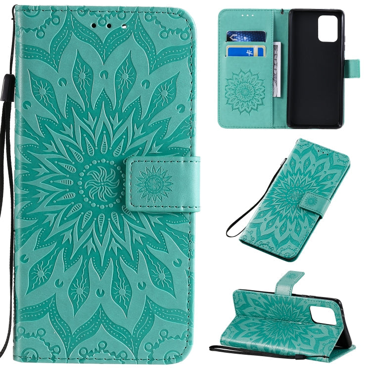 Pressed Printing Sunflower Pattern Horizontal Flip PU Leather Case with Holder & Card Slots & Wallet & Lanyard, Series 4 My Store