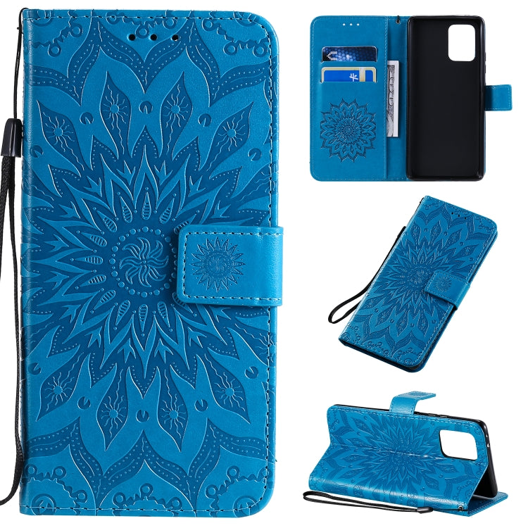 Pressed Printing Sunflower Pattern Horizontal Flip PU Leather Case with Holder & Card Slots & Wallet & Lanyard, Series 4 My Store