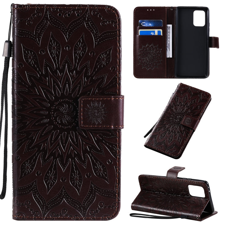 Pressed Printing Sunflower Pattern Horizontal Flip PU Leather Case with Holder & Card Slots & Wallet & Lanyard, Series 4 My Store