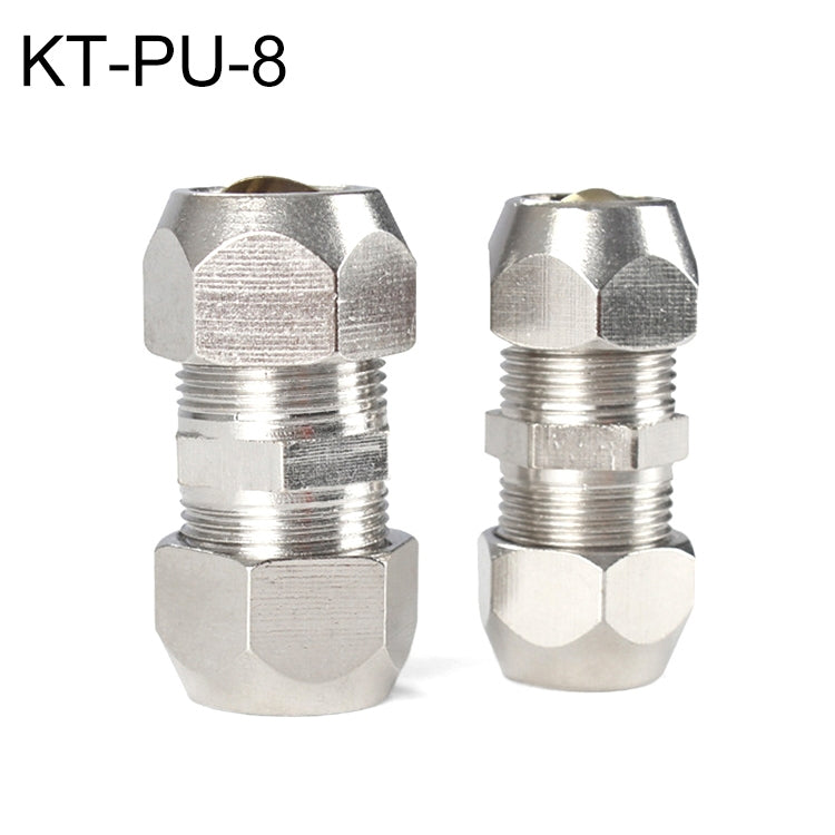 KT-PU-4 LAIZE Nickel Plated Copper Straight Pneumatic Quick Fitting Copper Pipe Connector My Store