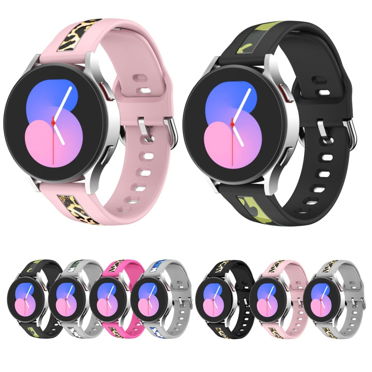 Vertical Grain Printing Silicone Watch Band