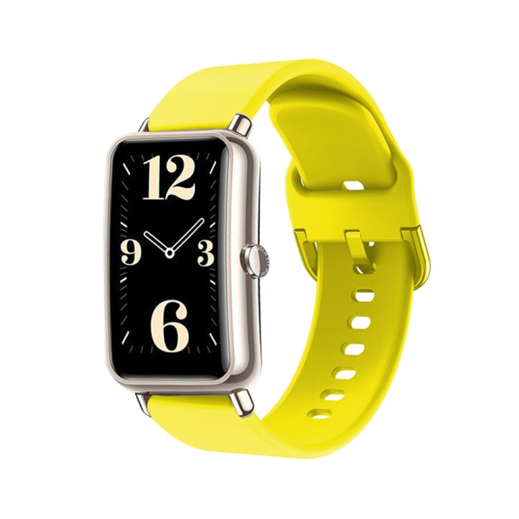 Color Buckle Silicone Watch Band